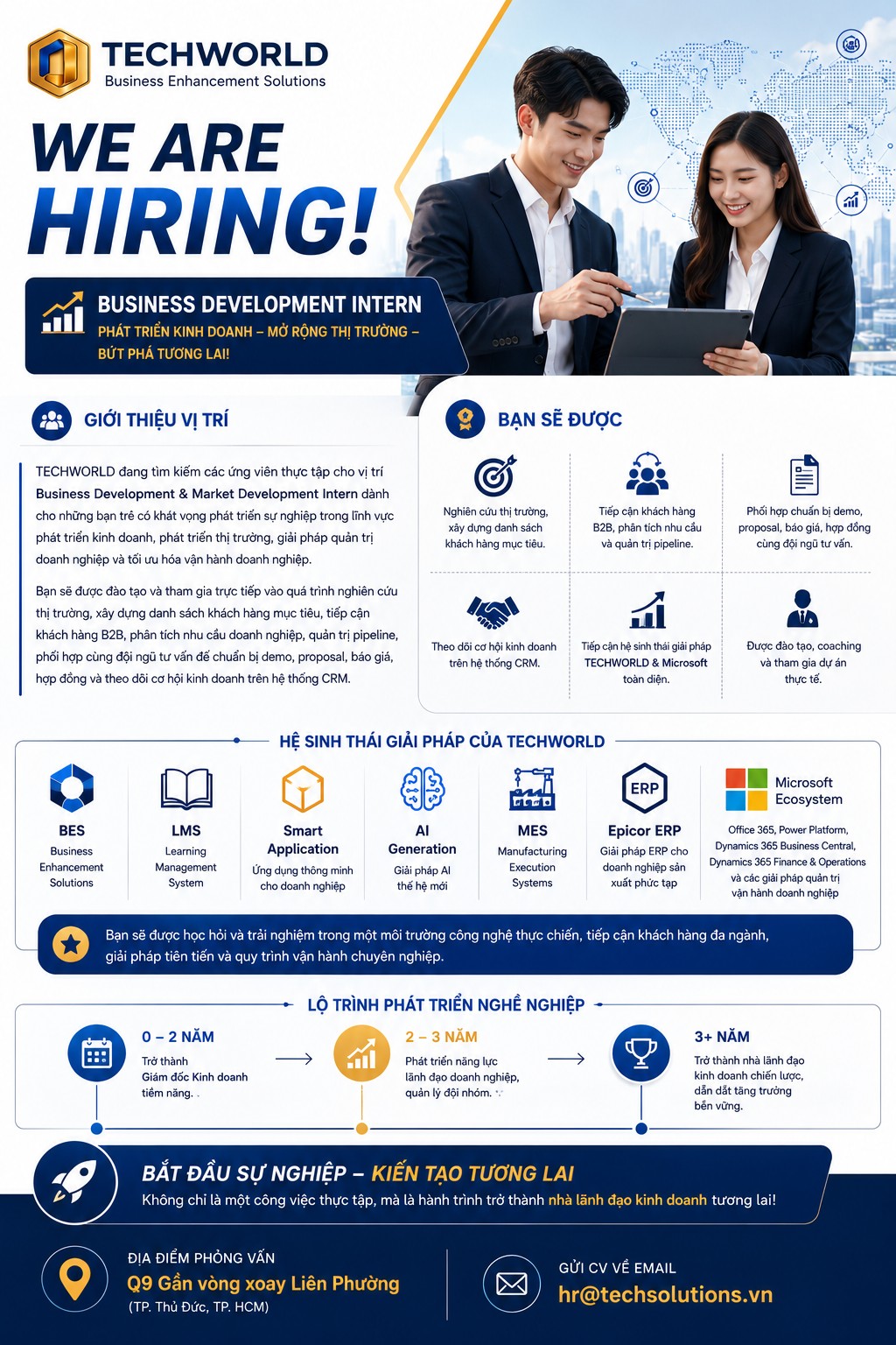 Business Development Intern TECHWORLD
