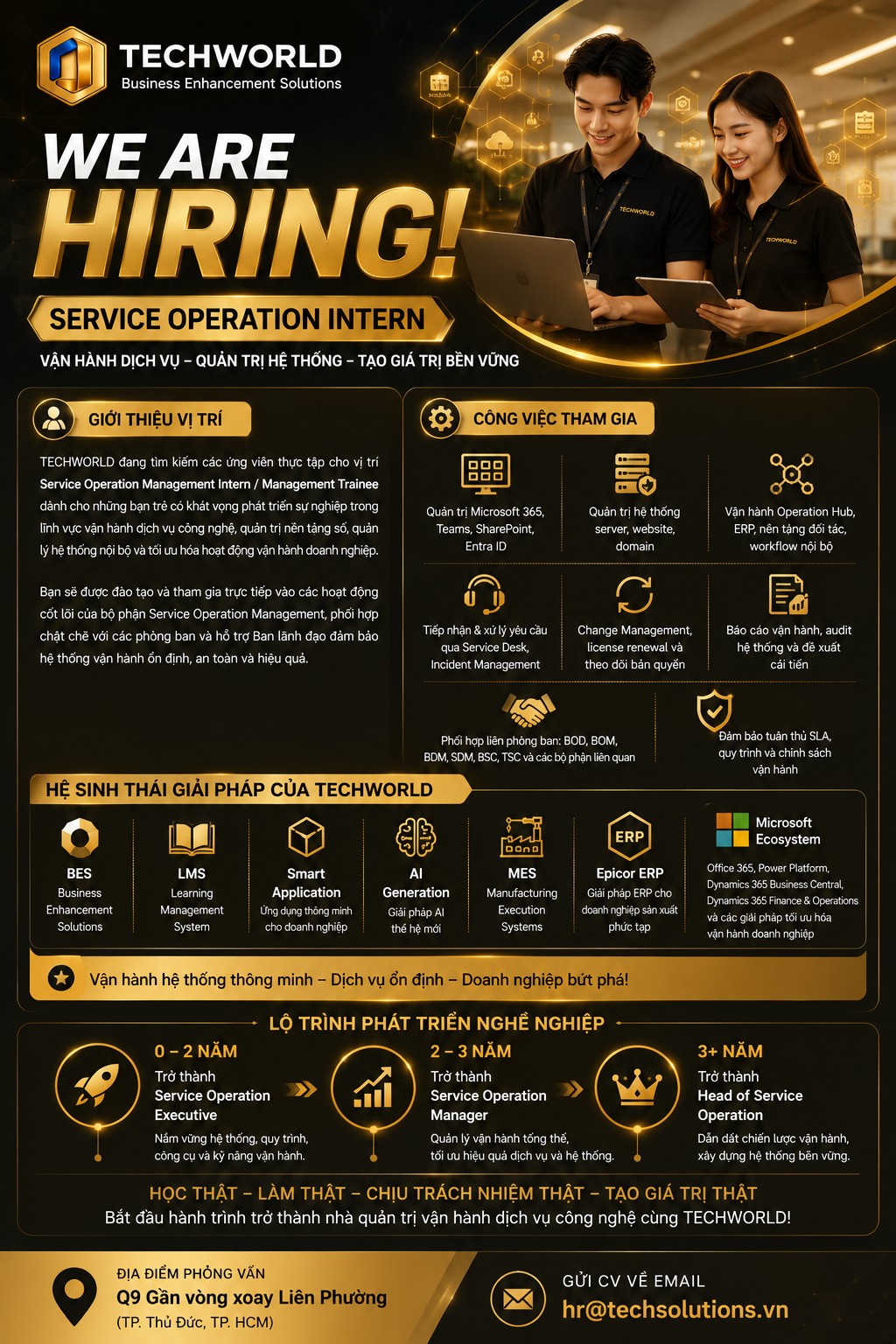 Service Operation Intern TECHWORLD